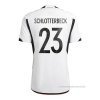 1ª Camiseta Alemania Jugador Schlotterbeck 2022