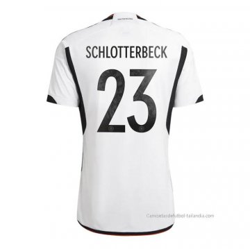 1ª Camiseta Alemania Jugador Schlotterbeck 2022 1ª Camiseta Alemania Jugador Schlotterbeck 2022
