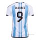 1ª Camiseta Argentina Jugador Alvarez 2022
