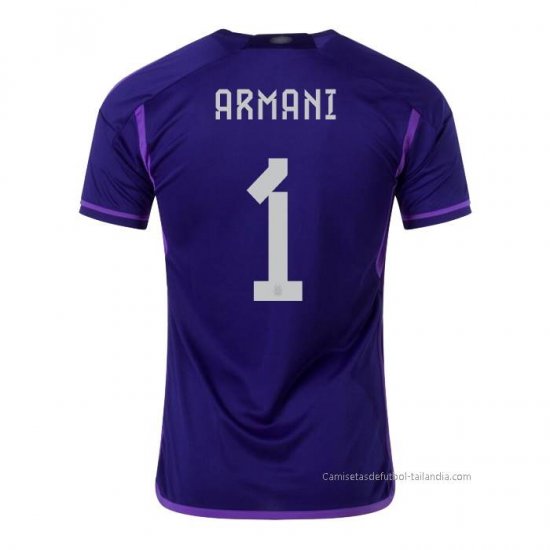 2ª Camiseta Argentina Jugador Armani 2022 - Haga un click en la imagen para cerrar