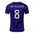 2ª Camiseta Argentina Jugador Mac Allister 2022