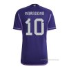 2ª Camiseta Argentina Jugador Maradona 2022