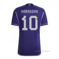 2ª Camiseta Argentina Jugador Maradona 2022