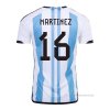 1ª Camiseta Argentina Jugador Martinez 2022