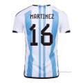 1ª Camiseta Argentina Jugador Martinez 2022