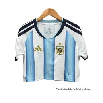 1ª Camiseta Argentina Mujer Corta 2026
