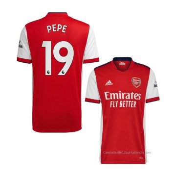 1ª Camiseta Arsenal Jugador Pepe 2021-2022 1ª Camiseta Arsenal Jugador Pepe 2021-2022