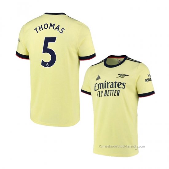 2ª Camiseta Arsenal Jugador Thomas 2021-2022 - Haga un click en la imagen para cerrar