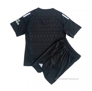 Camiseta Arsenal Portero Nino 2023-2024 Negro