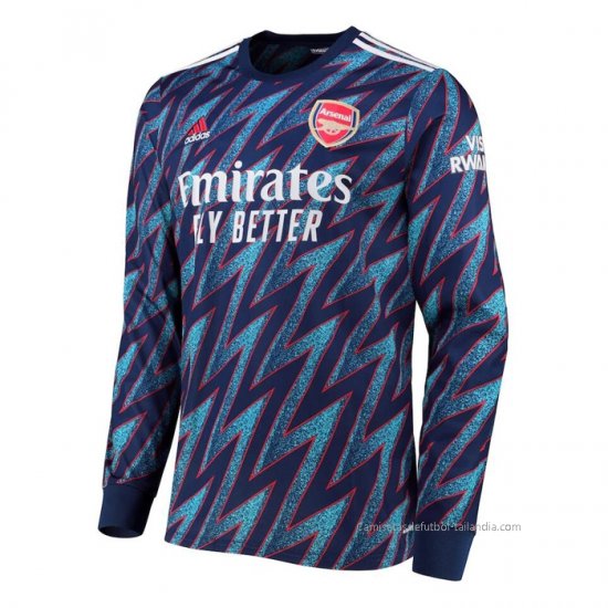 3ª Camiseta Arsenal Manga Larga 2021-2022 - Haga un click en la imagen para cerrar