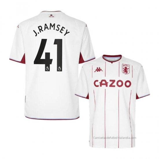 2ª Camiseta Aston Villa Jugador J.Ramsey 2021-2022 - Haga un click en la imagen para cerrar
