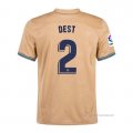 2ª Camiseta Barcelona Jugador Dest 2022-2023