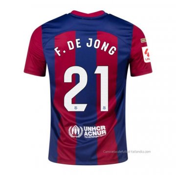 1ª Camiseta Barcelona Jugador F.De Jong 2023-2024 1ª Camiseta Barcelona Jugador F.De Jong 2023-2024