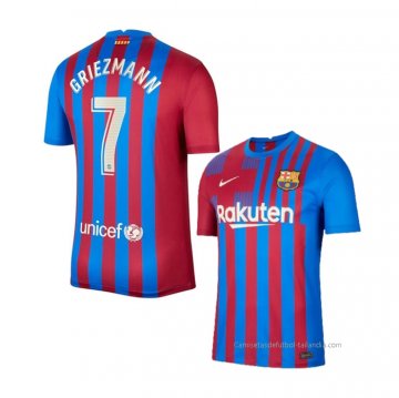1ª Camiseta Barcelona Jugador Griezmann 2021-2022 1ª Camiseta Barcelona Jugador Griezmann 2021-2022