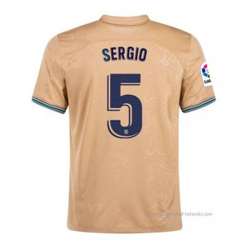 2ª Camiseta Barcelona Jugador Sergio 2022-2023 2ª Camiseta Barcelona Jugador Sergio 2022-2023