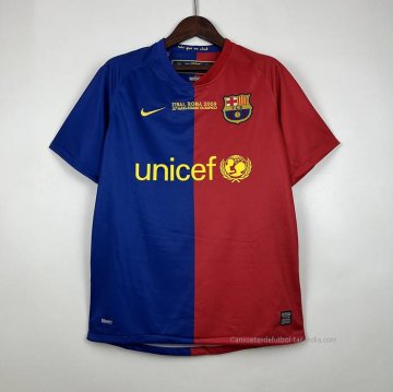1ª Camiseta Barcelona UCL Retro 2008-2009 1ª Camiseta Barcelona UCL Retro 2008-2009