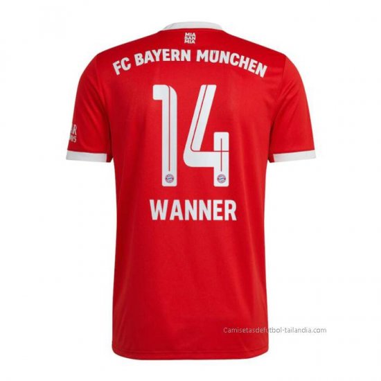 1ª Camiseta Bayern Munich Jugador Wanner 2022-2023 - Haga un click en la imagen para cerrar