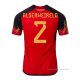 1ª Camiseta Belgica Jugador Alderweireld 2022