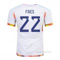 2ª Camiseta Belgica Jugador Faes 2022