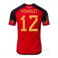1ª Camiseta Belgica Jugador Mignolet 2022