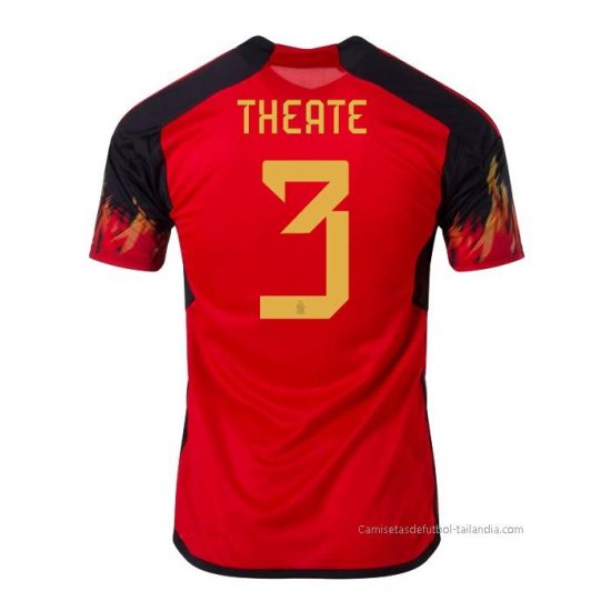 1ª Camiseta Belgica Jugador Theate 2022 - Haga un click en la imagen para cerrar