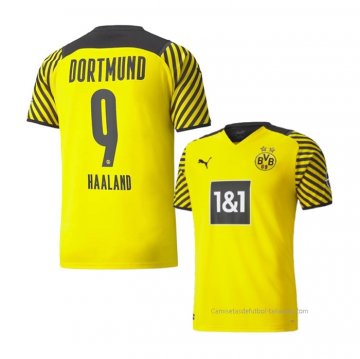 1ª Camiseta Borussia Dortmund Jugador Haaland 2021-2022 1ª Camiseta Borussia Dortmund Jugador Haaland 2021-2022