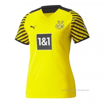 1ª Camiseta Borussia Dortmund Mujer 2021-2022 1ª Camiseta Borussia Dortmund Mujer 2021-2022