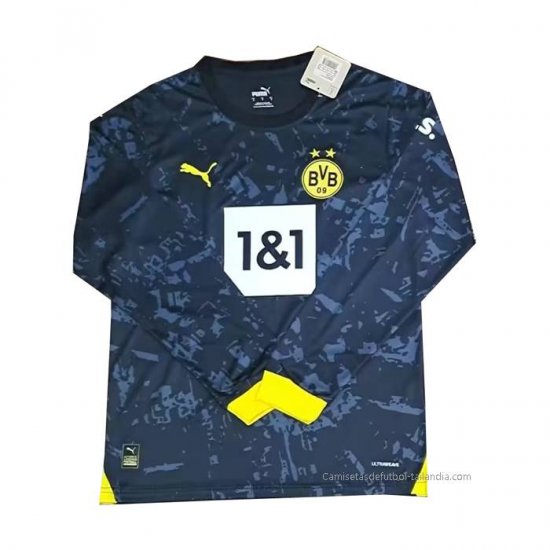 2ª Camiseta Borussia Dortmund Manga Larga 2023-2024 - Haga un click en la imagen para cerrar