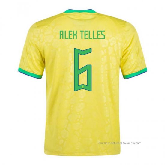 1ª Camiseta Brasil Jugador Alex Telles 2022 - Haga un click en la imagen para cerrar