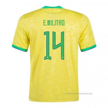 1ª Camiseta Brasil Jugador E.Militao 2022 1ª Camiseta Brasil Jugador E.Militao 2022