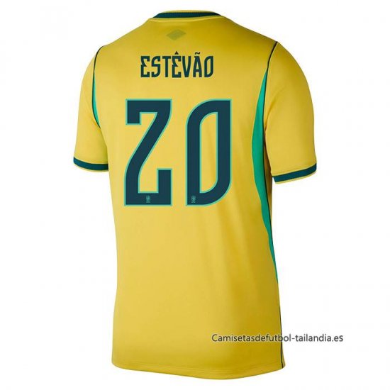 1ª Camiseta Brasil Jugador Estevao 2026 - Haga un click en la imagen para cerrar
