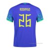 2ª Camiseta Brasil Jugador Rodrygo 2022