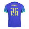 2ª Camiseta Brasil Jugador Rodrygo 2022