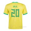 1ª Camiseta Brasil Jugador Vini Jr. 2022