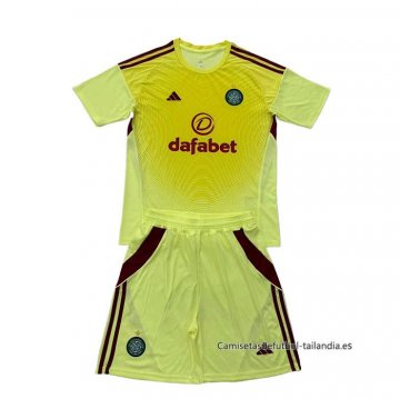 1ª Camiseta Celtic Portero Nino 2025-2026 1ª Camiseta Celtic Portero Nino 2025-2026