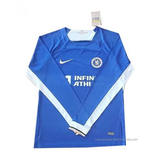 1ª Camiseta Chelsea Manga Larga 2023-2024 - Haga un click en la imagen para cerrar