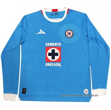 1ª Camiseta Cruz Azul Manga Larga 2024-2025 1ª Camiseta Cruz Azul Manga Larga 2024-2025