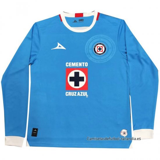 1ª Camiseta Cruz Azul Manga Larga 2024-2025 - Haga un click en la imagen para cerrar