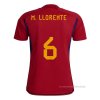 1ª Camiseta Espana Jugador M.Llorente 2022