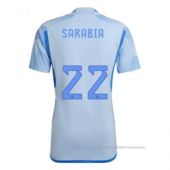 2ª Camiseta Espana Jugador Sarabia 2022 - Haga un click en la imagen para cerrar