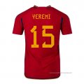 1ª Camiseta Espana Jugador Yeremi 2022