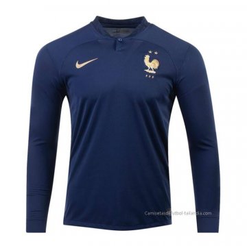 1ª Camiseta Francia Manga Larga 2022 1ª Camiseta Francia Manga Larga 2022