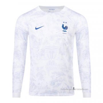 2ª Camiseta Francia Manga Larga 2022 2ª Camiseta Francia Manga Larga 2022