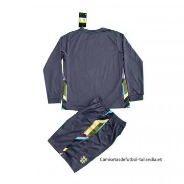2ª Camiseta Inglaterra Manga Larga Nino 2024