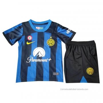 1ª Camiseta Inter Milan Nino 2023-2024 1ª Camiseta Inter Milan Nino 2023-2024