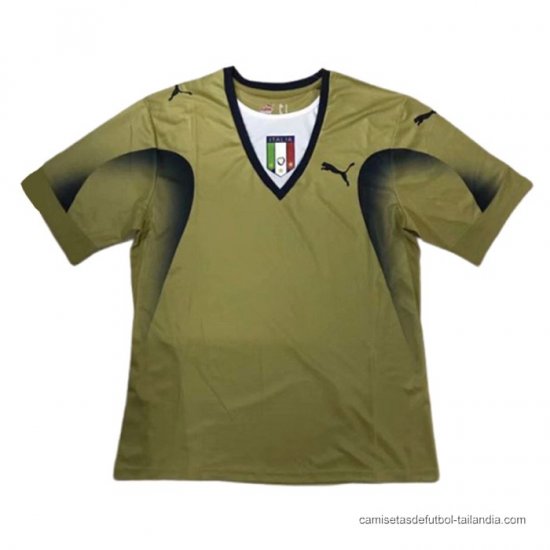 Camiseta Italia Portero Retro 2005-2006 Verde - Haga un click en la imagen para cerrar