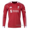 1ª Camiseta Liverpool Manga Larga 2025-2026 1ª Camiseta Liverpool Manga Larga 2025-2026