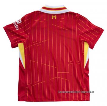 1ª Camiseta Liverpool Nino 2024-2025