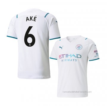 2ª Camiseta Manchester City Jugador Ake 2021-2022 2ª Camiseta Manchester City Jugador Ake 2021-2022