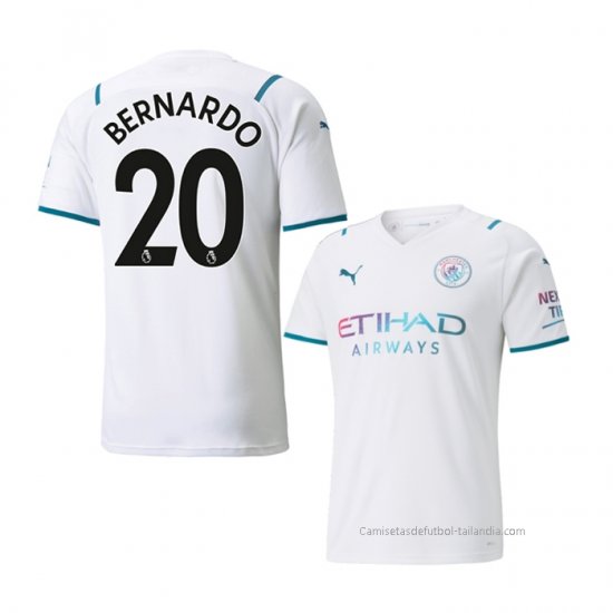 2ª Camiseta Manchester City Jugador Bernardo 2021-2022 - Haga un click en la imagen para cerrar